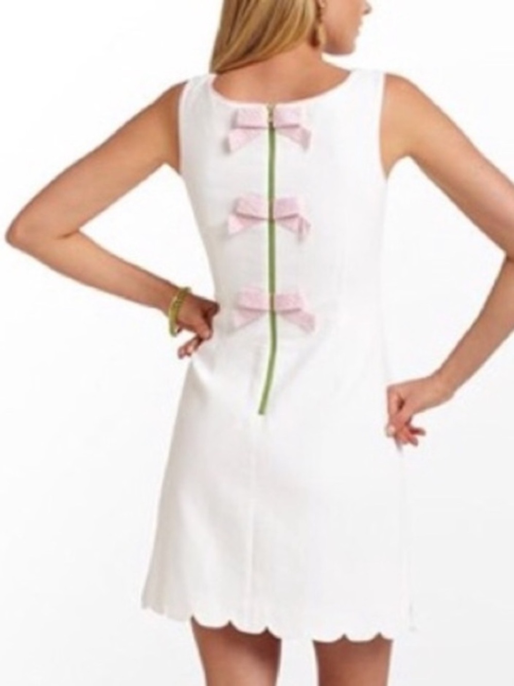 Lilly Pulitzer Nina Bow-Back Scalloped Dress. Size 00.
